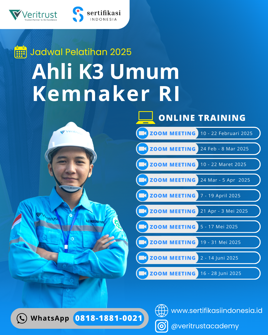 Ahli K3 Umum Kemnaker RI