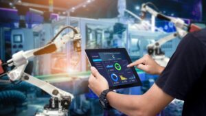 Robot industri yang menggantikan manusia untuk tugas berisiko tinggi