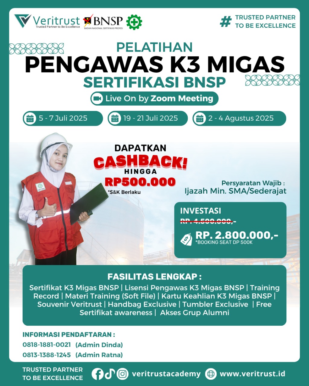 PENGAWAS K3 MIGAS BNSP