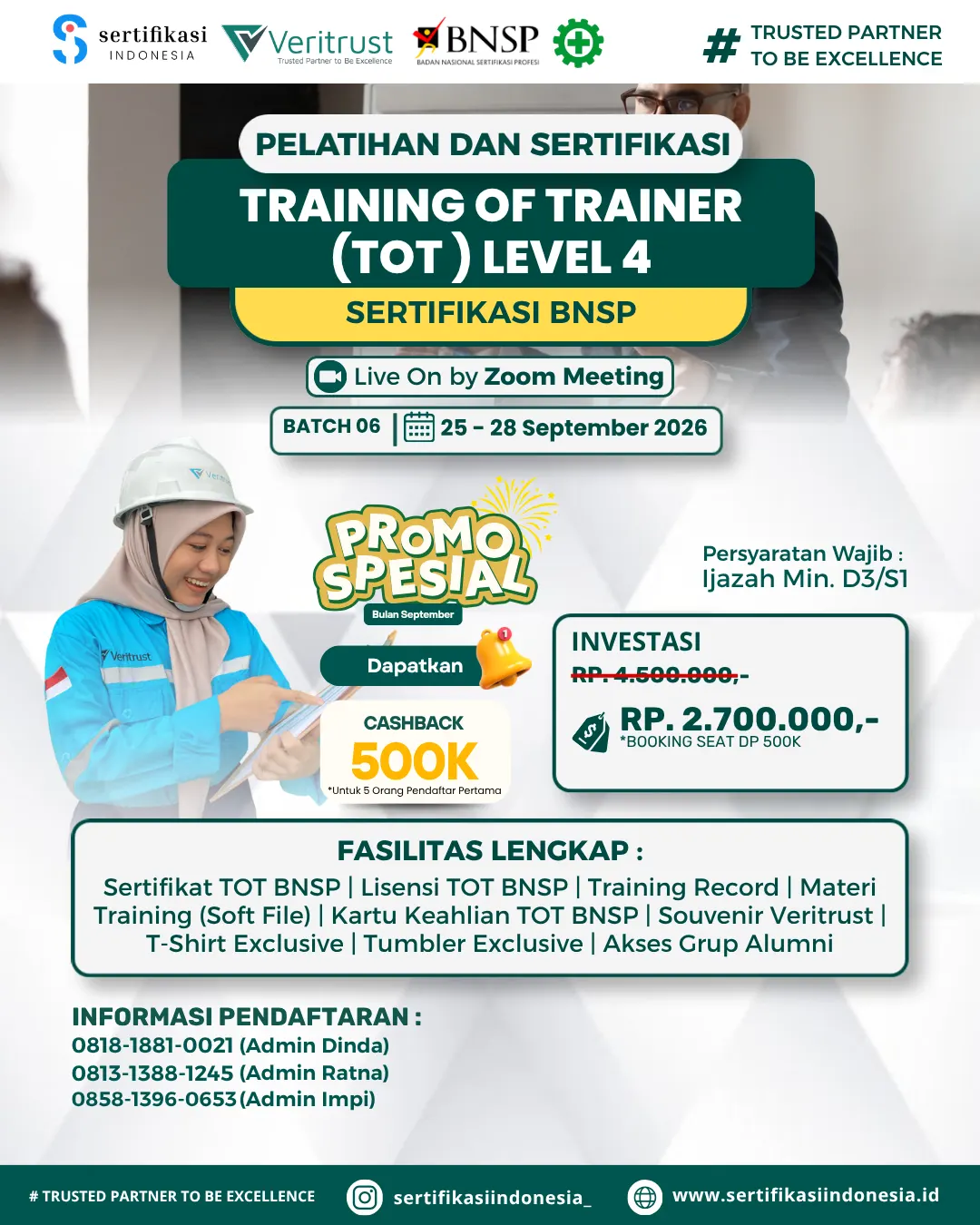 Flayer TOT Level IV _ Bulan September