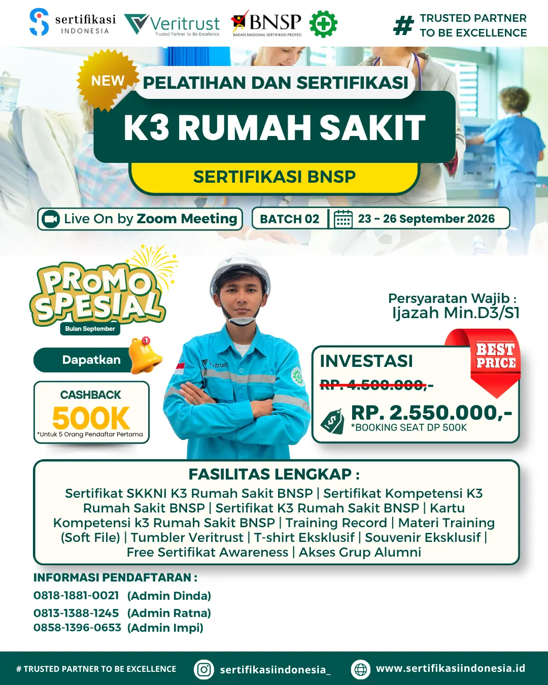 fly k3 rumah sakit September