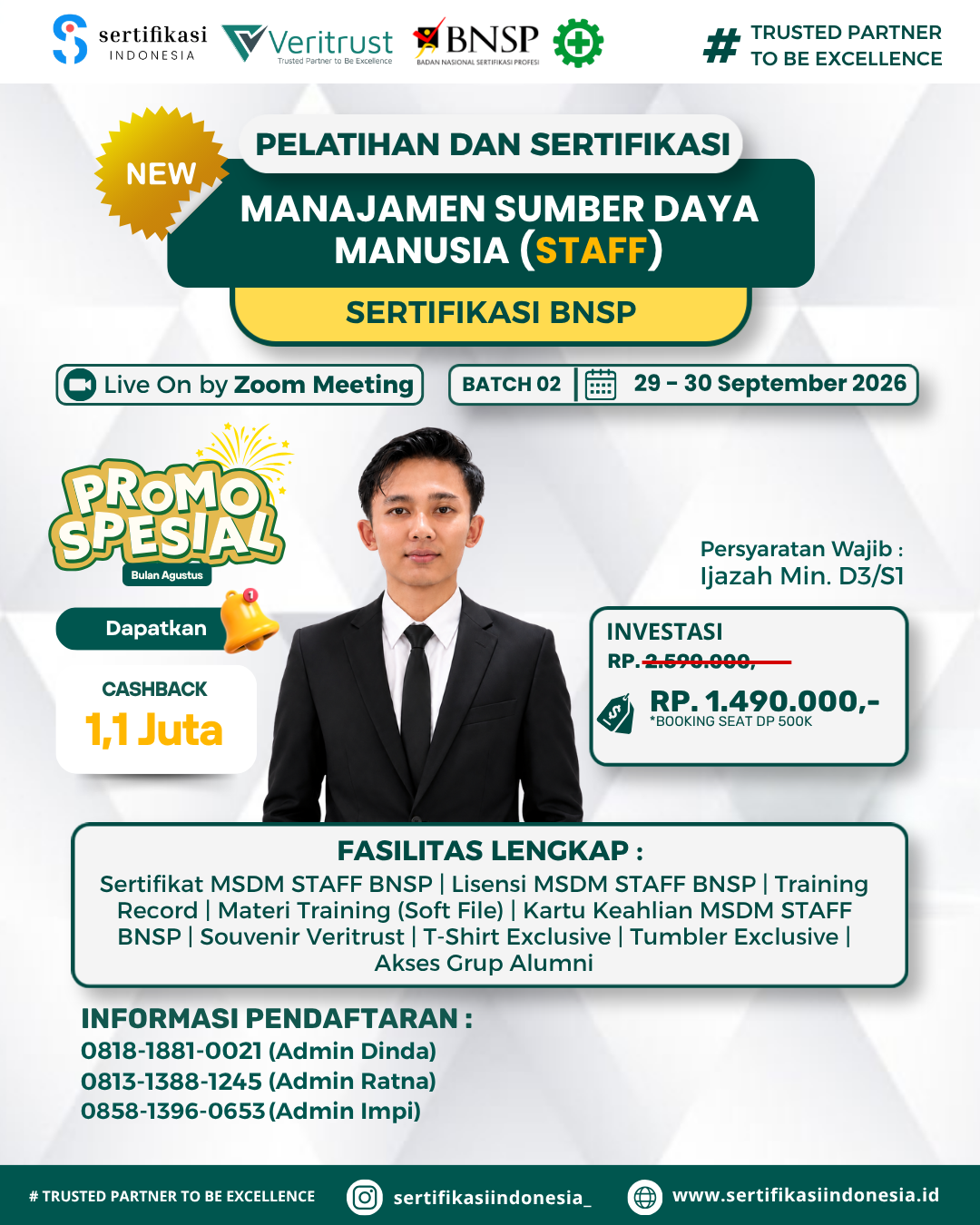 manajamen sumber daya manusia (staff)