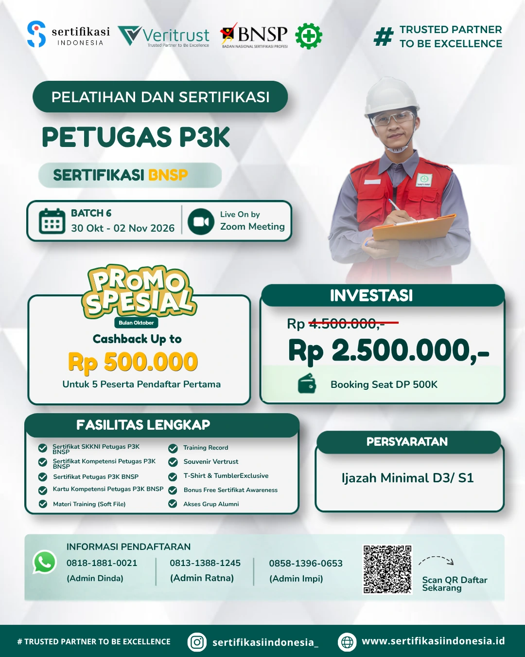 PETUGAS P3K OKTOBER 2026