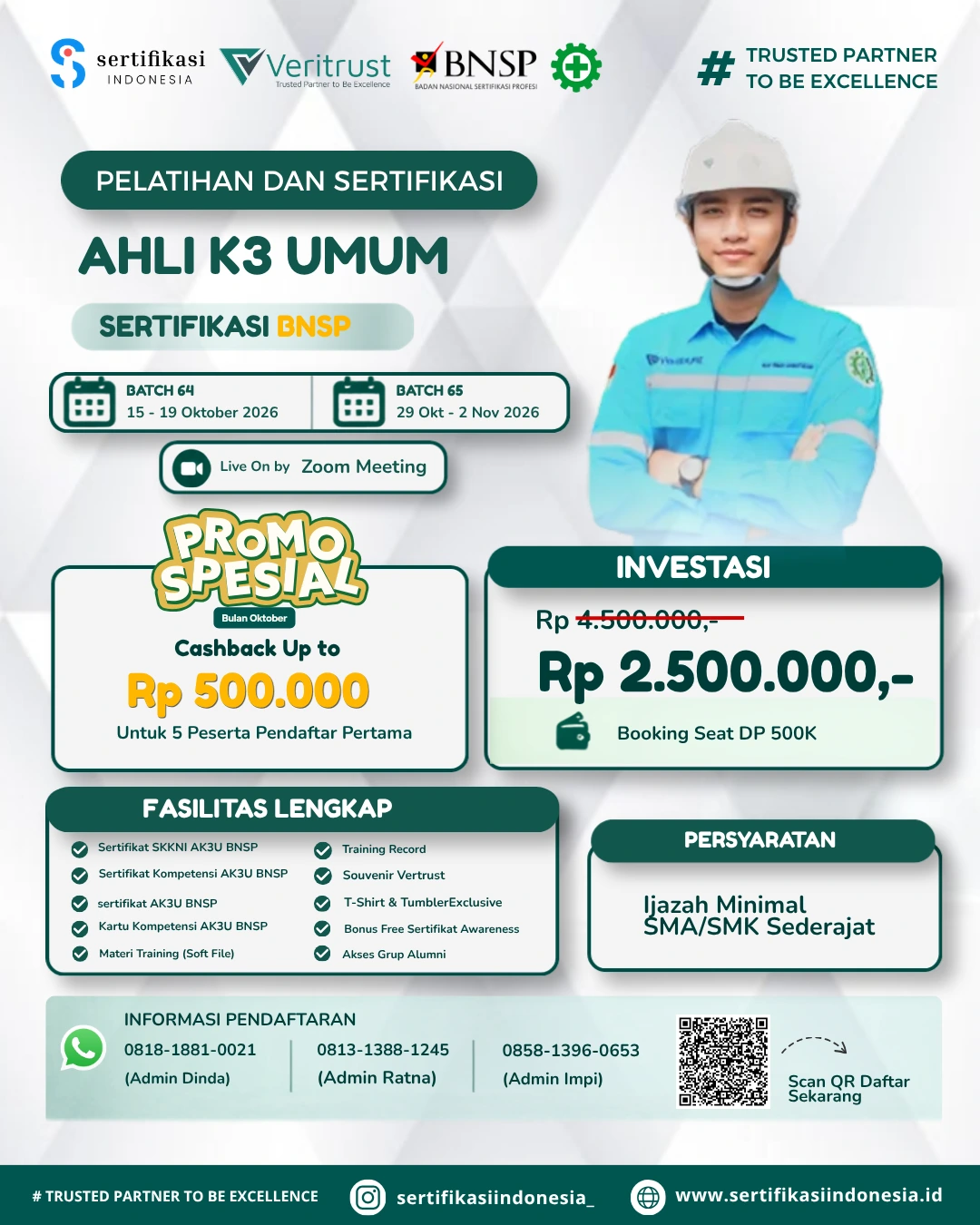 ahli k3 umum OKTOBER 2026
